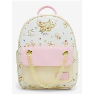 Pikachu Kids Mini Backpack - Pink and Cream